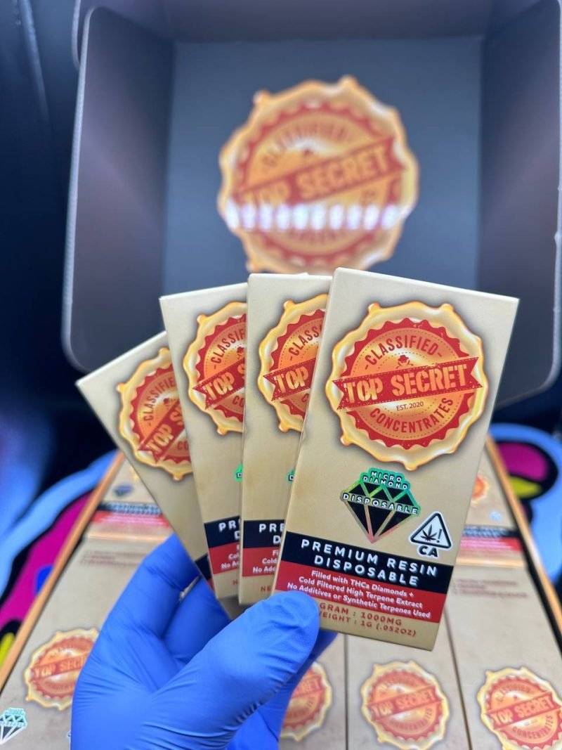 Top Secret - Premium THCa Diamond Disposable 1G